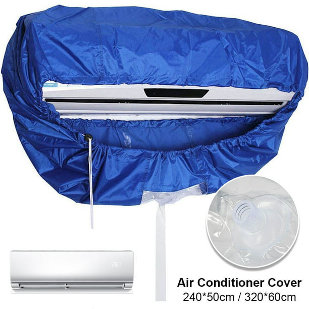 Home Hanging Air Conditioner Cleaning Dust Washing Cover Waterproof Protector 